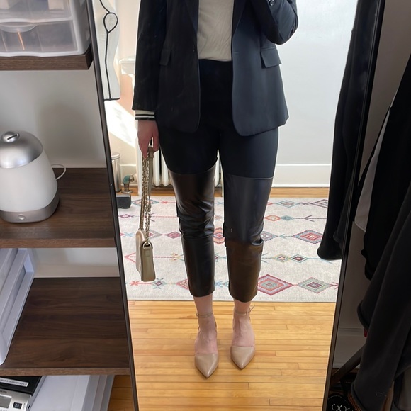 PierAntonioGaspari Pants - PierAntonioGaspari Ponte Leather pants